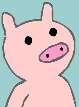 Click on the pig and under NO circumstance should you click the pigs nose.